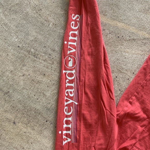 Vineyard Vines pink long sleeve mens lacrosse t shirt size xs! - Picture 3 of 4